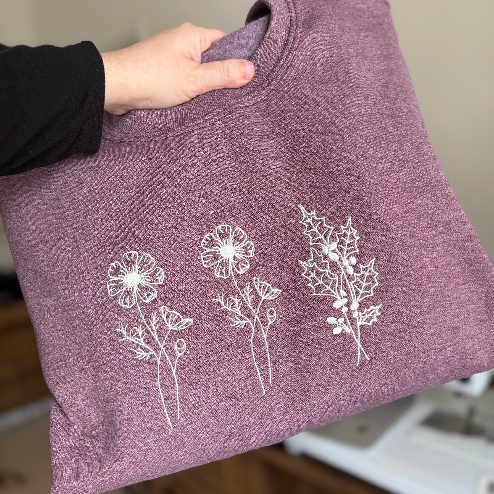 Birth Flower Month Sweatshirt