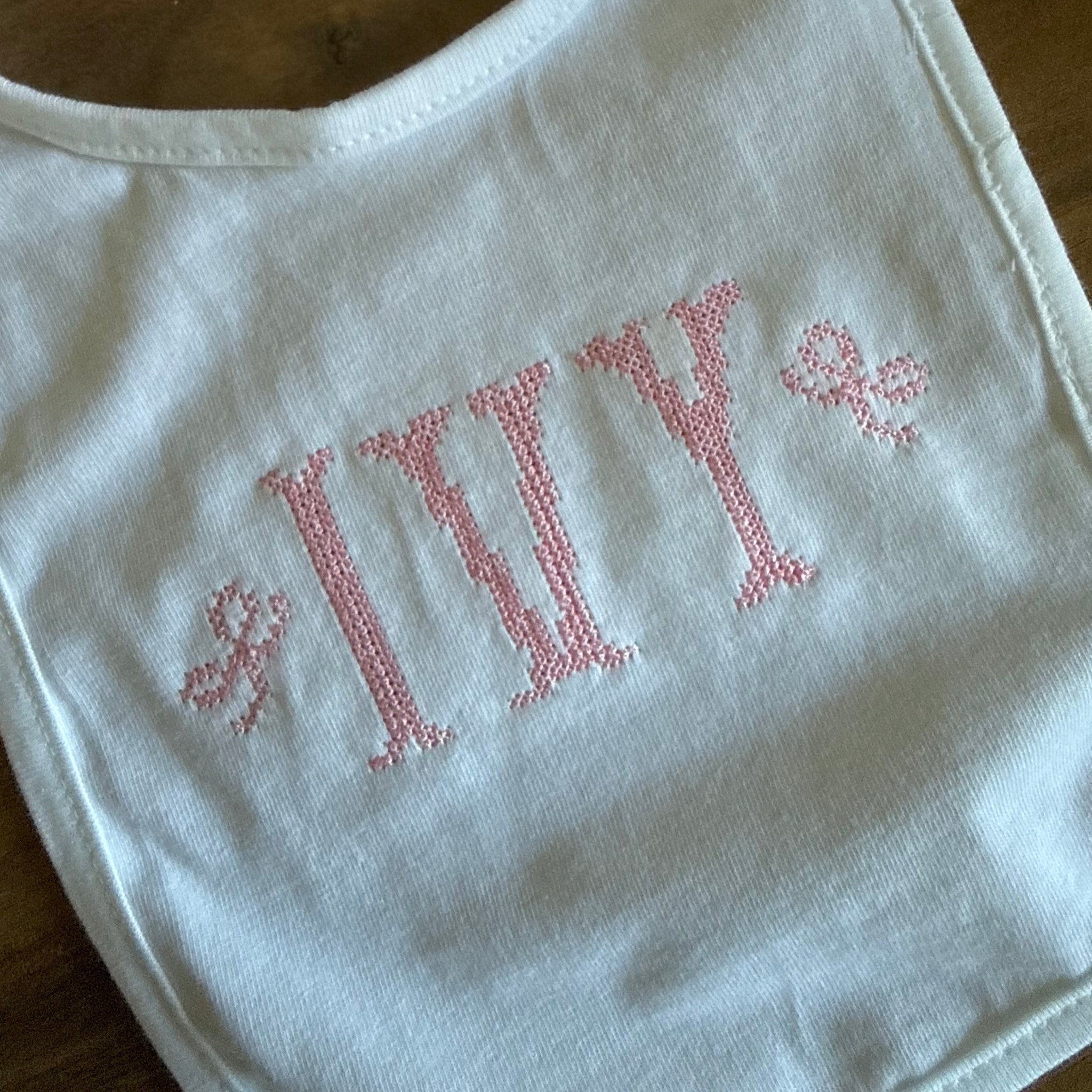 Embroidered Baby Bib