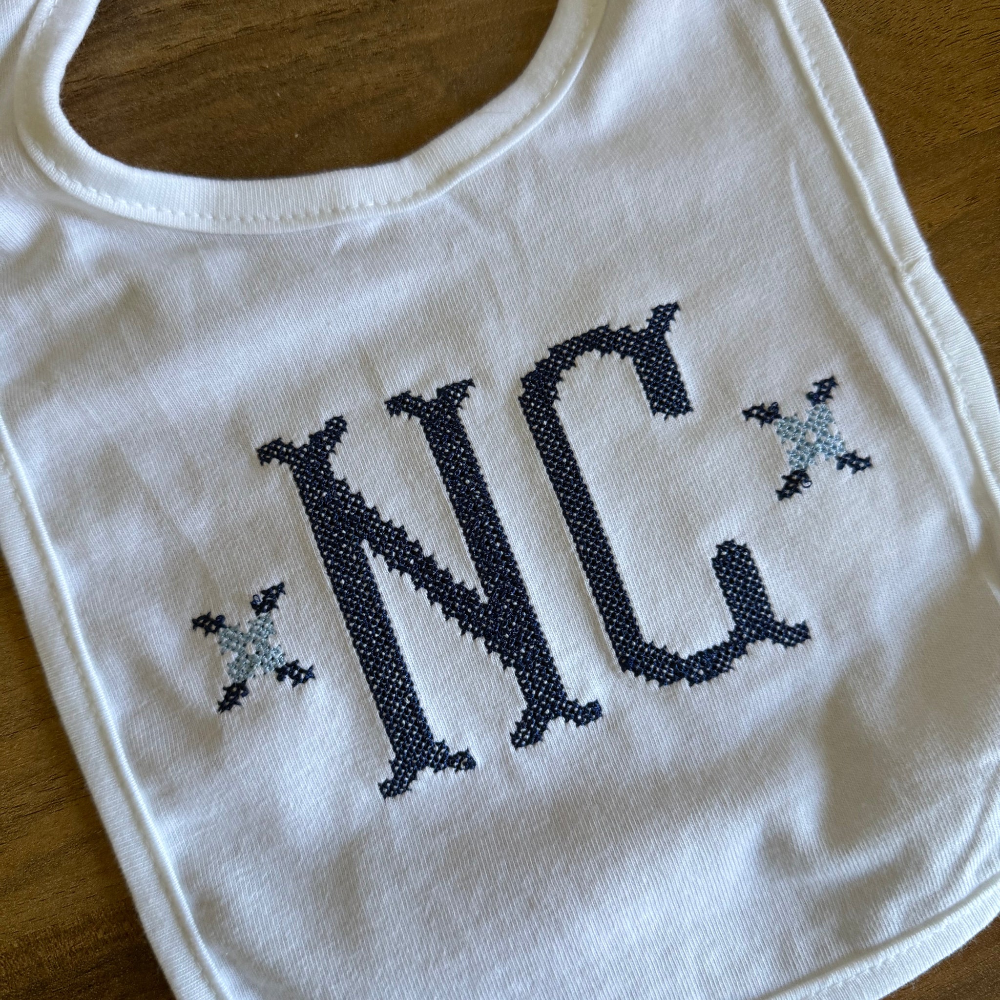 Embroidered Baby Bib