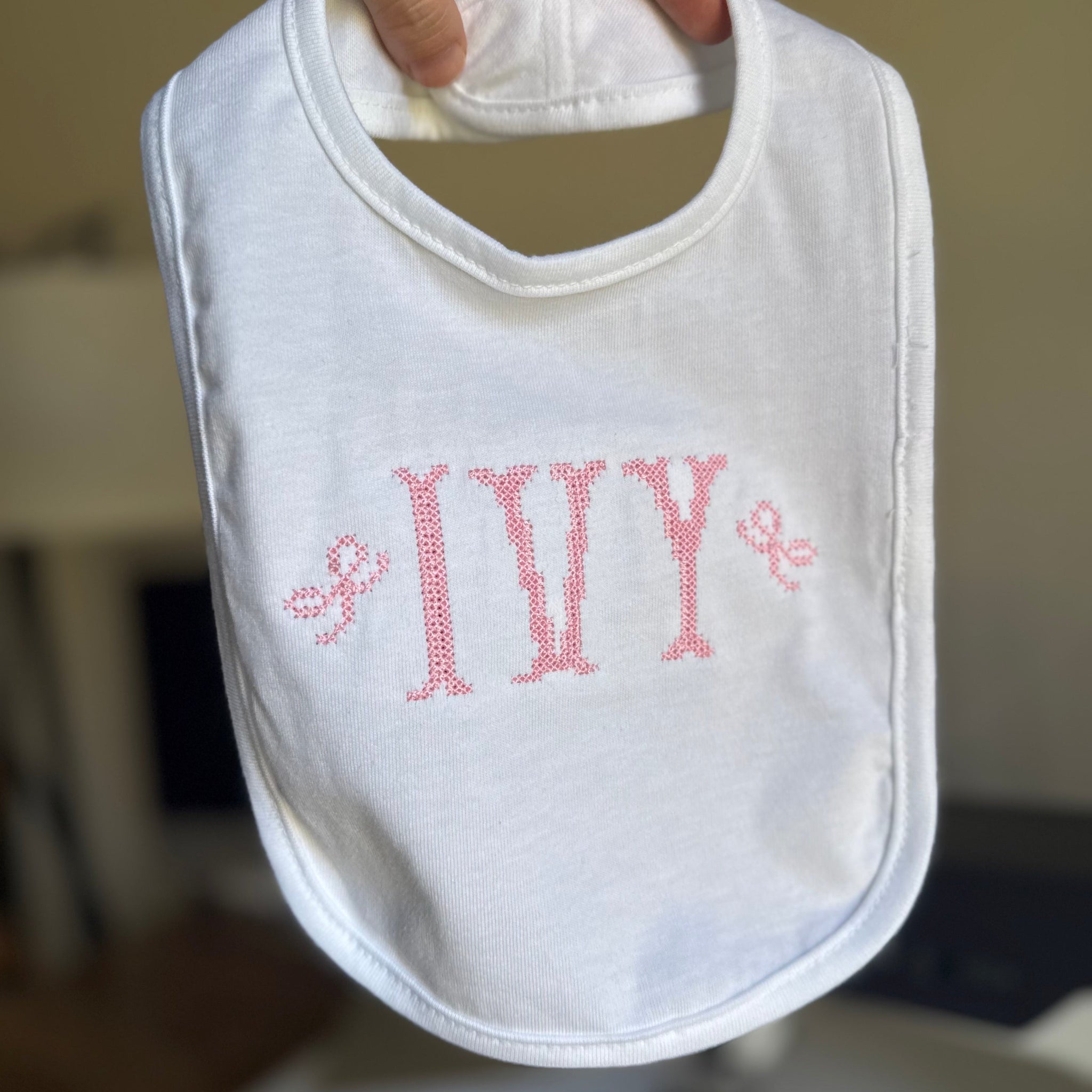 Embroidered Baby Bib