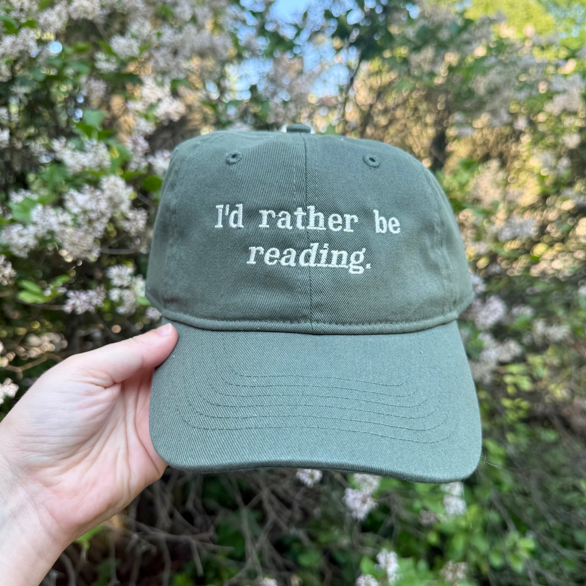 I'd Rather be Reading Cap