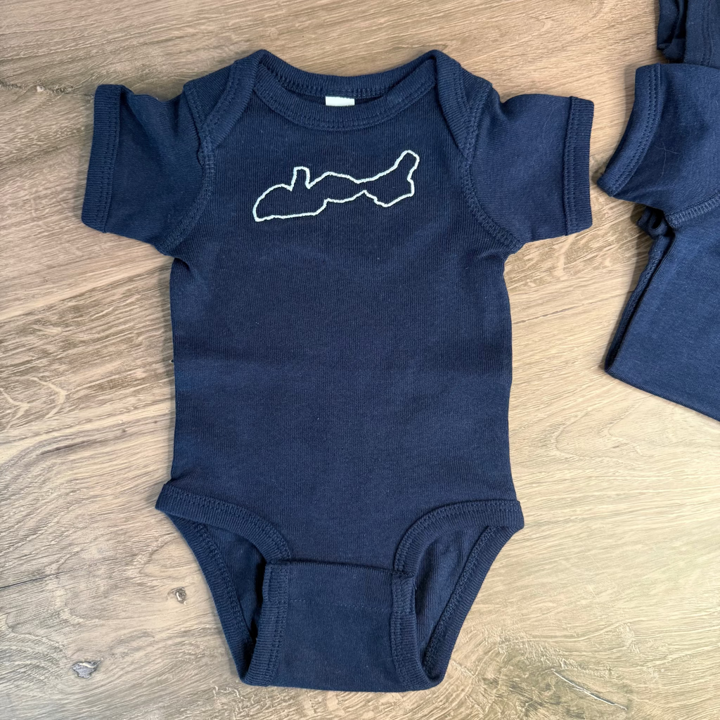 Simple Lake Baby Bodysuit