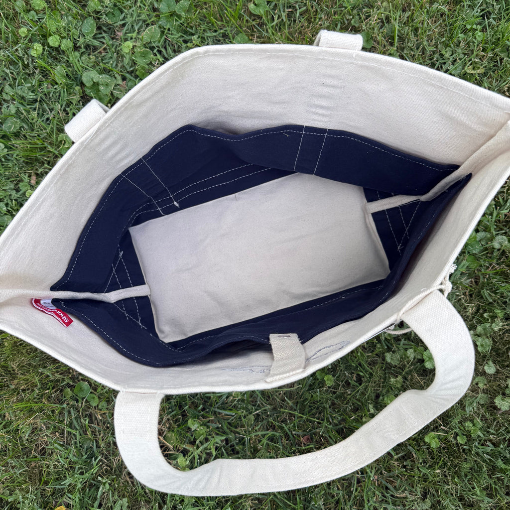 Canvas Lake Tote Bag - Medium