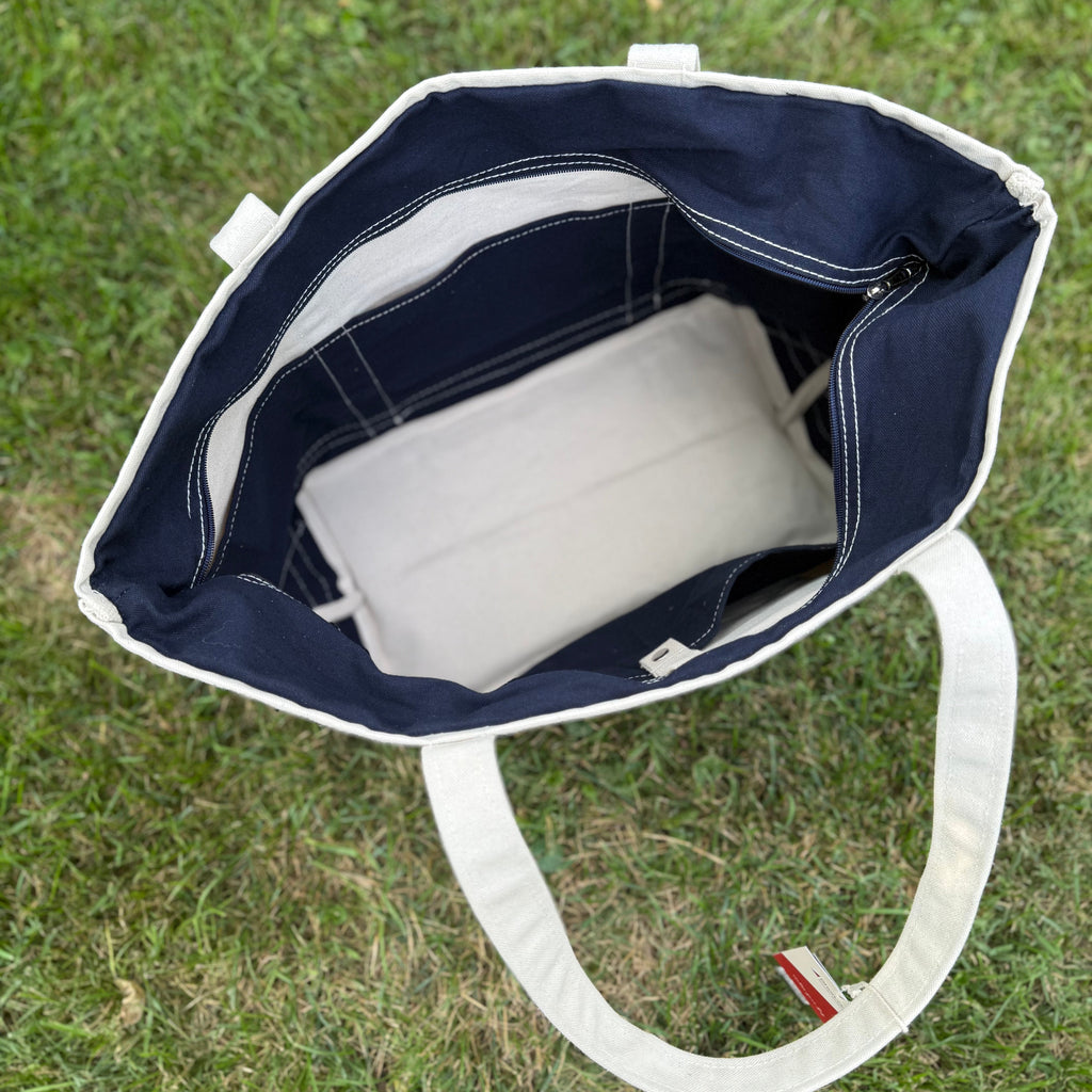 Canvas Lake Tote Bag - Large
