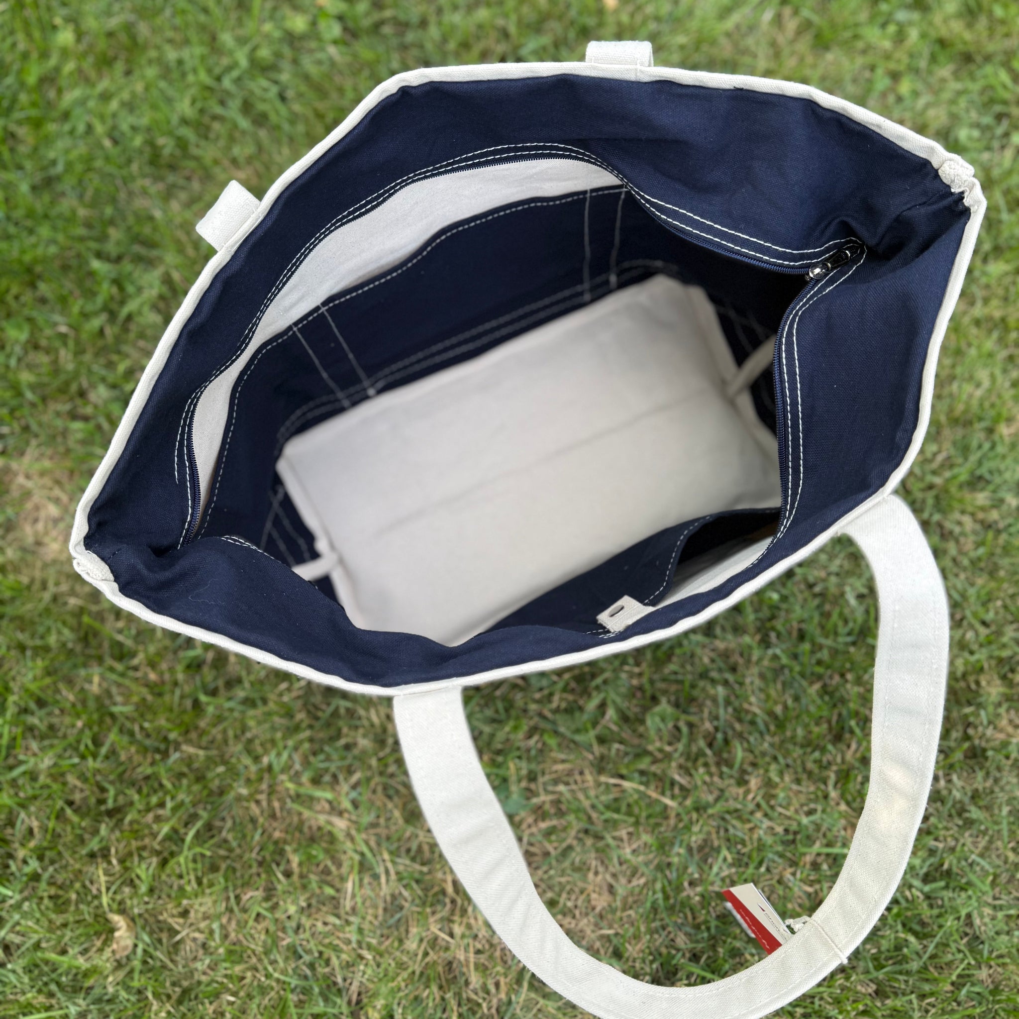 Canvas Lake Tote Bag - Large