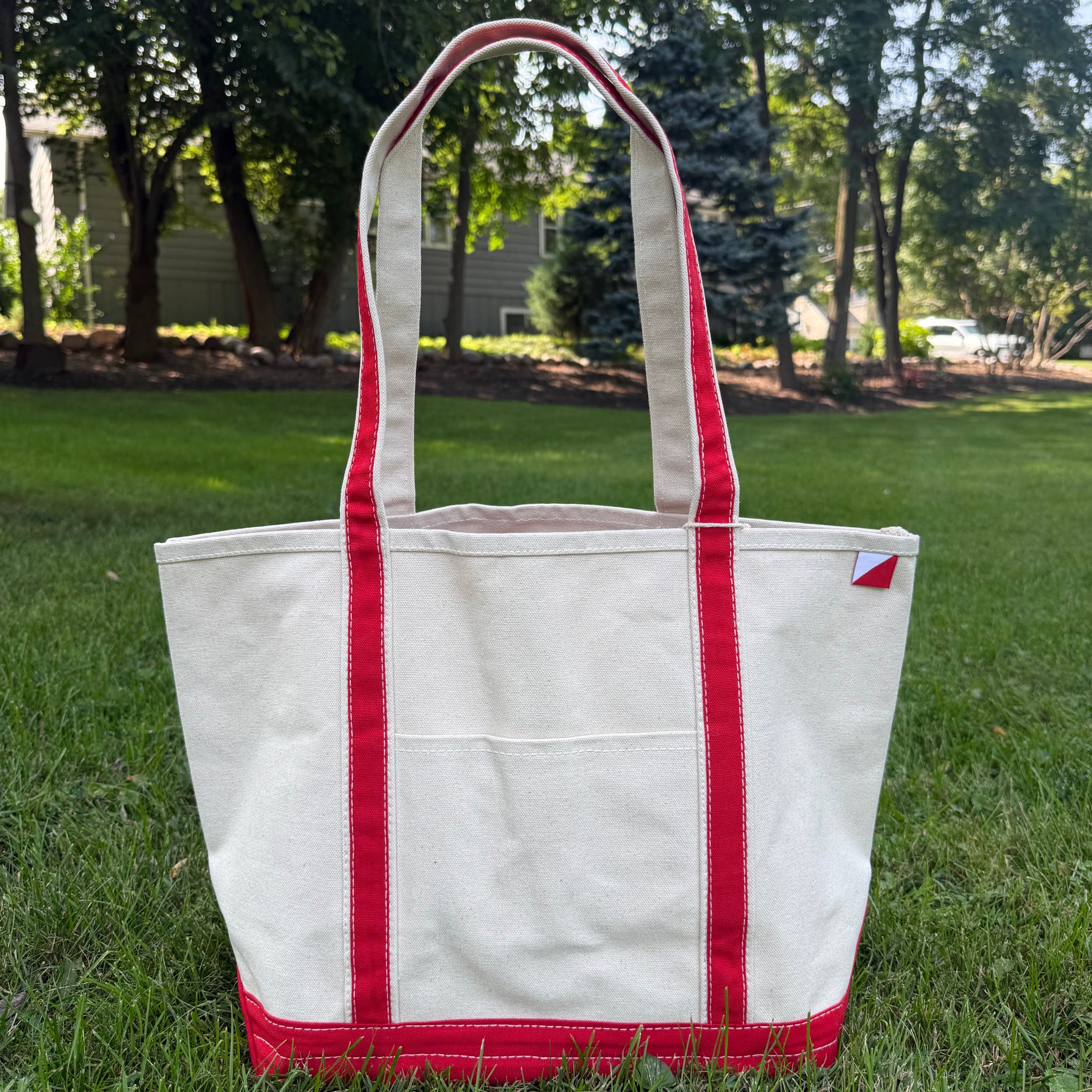 Canvas Lake Tote Bag - Medium