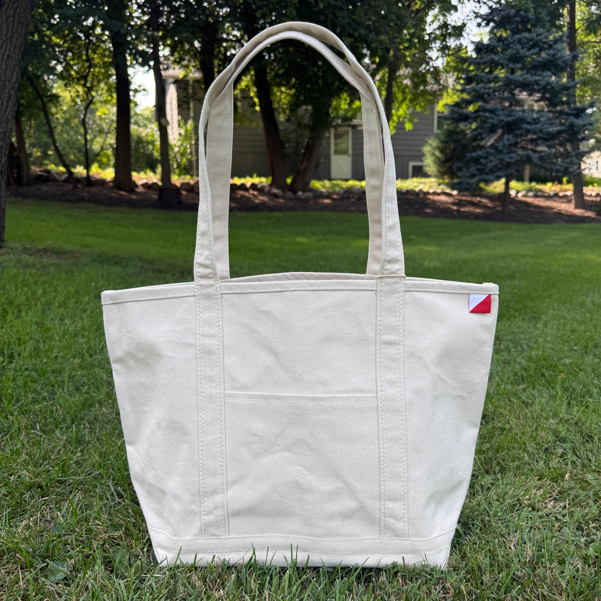Canvas Lake Tote Bag - Medium