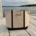 Canvas Lake Tote Bag - Medium